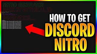 How To GET Discord NITRO Free - *WORKING* | Nitro  Checker
