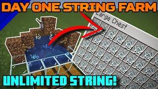The BEST string farm on DAY ONE?! || Java 1.19/1.20 Working string farm/ dupe || Over 1M drops/hour!