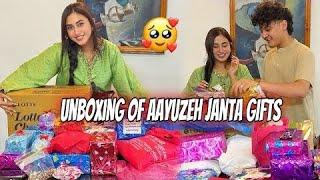 unboxing of Alize birthday gifts ।। @AayuJanta_69  @alizehjamali