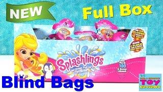 Splashlings Full Blind Bag Box Opening Palooza | Wave 1 Mermaid & Friends | PSToyReviews