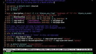 Dotfiles - tmux.conf - Tmux configuration file