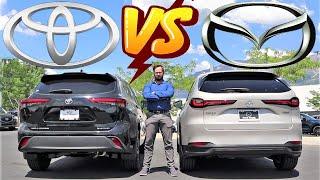 2024 Mazda CX-90 VS Toyota Highlander: Which Drives The Best?