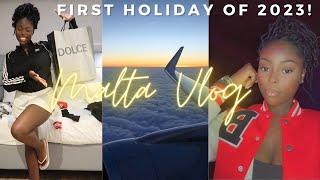 TRAVEL VLOG: come with me to Malta 2023! | international shopping spree, hotel, clubbing + more!