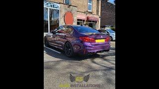 Scorpion S5+ Tracker and Immobiliser on BMW M5