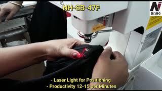 NISHO NH SB 47F   Pneumatic Snap Button Machine New