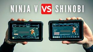 Atomos Ninja V vs Shinobi Comparison | Which Camera Monitor to get in 2022?