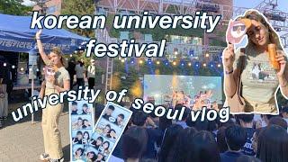 korean university festival vlog | university of seoul