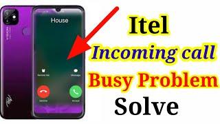 Make Online Itel Mobile incoming call busy problem//Make Online/Make Mobile setting/I