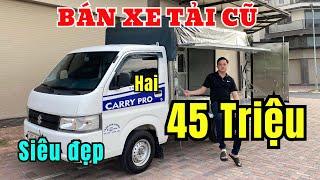 Xe tải SUZUKI PRO cũ 750kg mui bạt đẹp như xe mới mở cánh dơi giá khởi nghiệp, xe Su nhập khẩu.