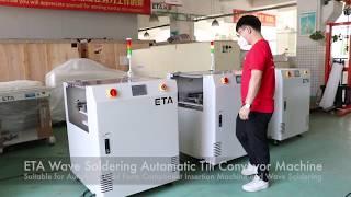 I.C.T Wave Soldering Automatic Tilt Conveyor Machine