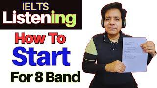 IELTS Listening - How To START For 8 Band By Asad Yaqub