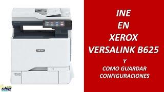 INE en xerox versalink b625. #xerox #multifuncional