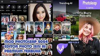 PHOTOLEAP VIP AI ART PHOTO EDITOR || FACE EDITOR PHOTOLEAP MEMBUAT KARYA SENI AI