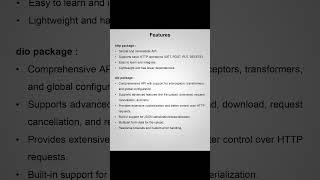 http VS dio Packages in Flutter  #devcode #fluttertutorial