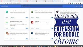 idm extension for google chrome New Method (2020)