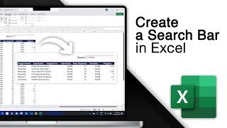 How to Make a Search Bar in Excel to Find Anything! [2025]