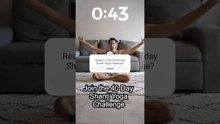 Yoga for beginners - 40 Day Shanti Yoga Challenge #energy #kundaliniyogaforbeginners #shantiyoga