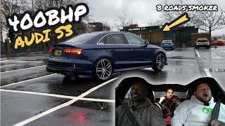 400BHP AUDI S3 EATING LONDON COUNTRY ROADS (B ROADS SMOKER)