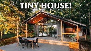 The Coalmont Cabin - Waterfront Tiny House Airbnb Tour!