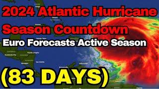 2024 Atlantic Hurricane Season Countdown (83 Days), Euro Expecting Active Year • 10/03/24