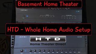 Basement Home Theater - Lync 6 Whole Home Audio System by Home Theater Direct HTD