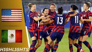 USA vs Mexico | Friendly International Women - Highlights All Goals 01/07/21