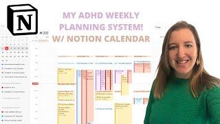 How I Use Notion Calendar to Plan My Week as an ADHD Entrepreneur (Without the Guilt!)