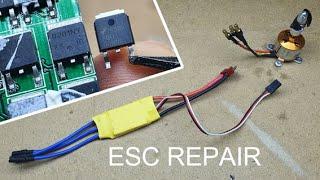 Brushless ESC repair / 0201NY Mosfet / Fırçasız ESC tamiri nasıl yapılır / Mosfet değişimi