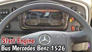 Start Engine Bus Mercedes Benz OH 1526 PO. Melody Transport 2020