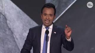 Vivek Ramaswamy pledges support to Donald Trump, JD Vance in 2024 RNC full speech