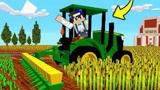 JAK BYĆ FARMEREM ? SYMULATOR FARMY I ROLNICTWA - MINECRAFT ! || LAKI