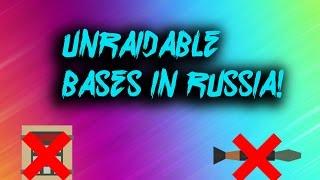 100% UNRAIDABLE RUSSIA BASES | Unturned Base Designs/Glitches