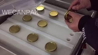 caviar vacuum packing machine for tins from Wecanpak nantong corporation（China factory price）