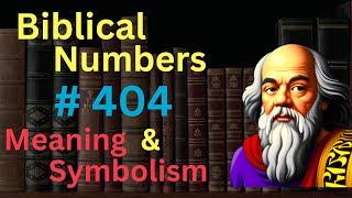 Biblical Number #404 in the Bible – Meaning and Symbolism