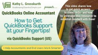 QuickBooks Online - How to Get QuickBooks Support at your Fingertips