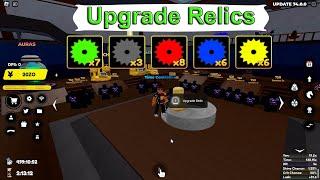 Anime Fighters Upgrade Relics!!! #roblox #animefighters #gameplayroblox #fungames