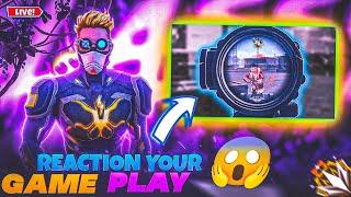 Reaction Your Gameplay | Live Reaction Your Video | Pandit Is Live | Free Fire Live