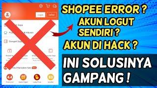 Shopee account ERROR? This is the best solution 100% working!