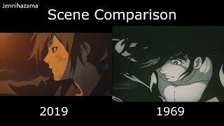 Hyakkimaru VS Moth Demon | Dororo 1969 vs 2019 | Dororo Comparison | どろろ シーン 比較