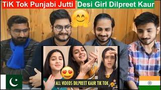 Pakistani Reaction On TiK Tok Punjabi Jutti || Desi Girl Dilpreet Kaur Beautiful Cute | PAK Review's