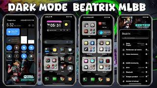 Tema Xiaomi Transparan Dark Mode Hitam Gelap v13 Hero Beatrix MLBB Permanen MIUI theme for Xiaomi an