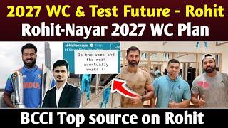 Rohit Sharma 2027 WC plan with Abhishek Nayar Decoded - IPL will decide Test Future Vs England