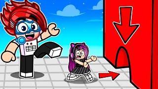 LUKY es GIGANTE y KORI es PEQUEÑA | TINY vs GIANT Obby | Luky