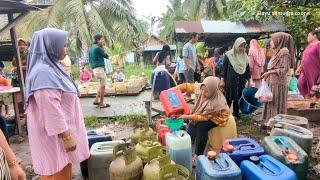 Kampung dayak, muslim, di pedalaman kalimantan tengah, desa hantipan