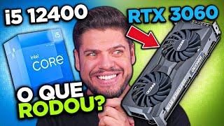 O QUE RODA o PC CUSTO X BENEFÍCIO de R$ 6 mil? GAMES 12400F e RTX 3060, roda TUDO no ULTRA?