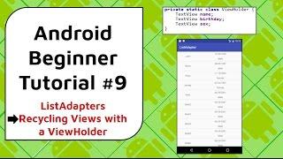 Android Beginner Tutorial #9 - Custom ListView Adapter [With Loading Animation]