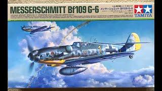 Best kit ever? Tamiya 1/48 Bf109G-6 Review (61117) & Spitfire comparison