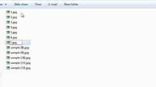 Rename multiple files easily in windows 7 & windows 10