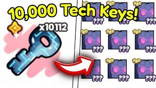 Opening 10,000 Tech Keys (WORTH IT?) in Pet Simulator 99!