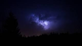 Ağır Fırtına Sesleri | Yağmur, Gürültülü ve Uyku İçin Şimşir Ambini | HD Doğa Video